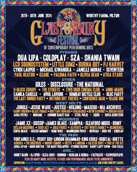 glastonbury festival 2024 lineup